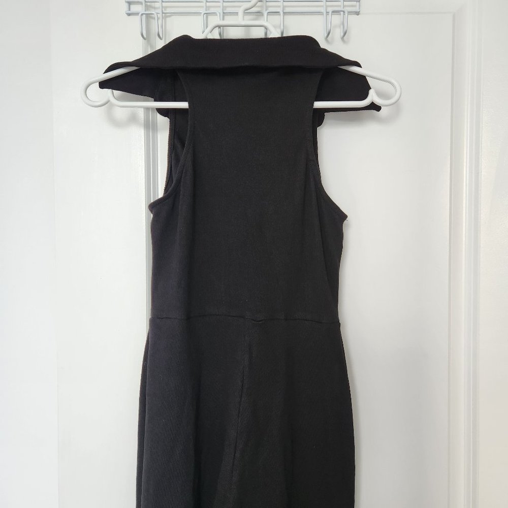 Black Ribbed Jumpsuit FASHION NOVA - Picture 7 of 10